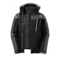 The North Face Men's Vortex Triclimate Jacket, Black/Grey/Monument Grey